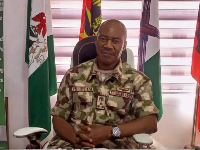43rd Commandant, Nigerian Army School of Infantry, Maj.-Gen. Frank Etim