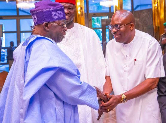 President Bola Tinubu and Rivers State Governor, Siminalayi Fubara