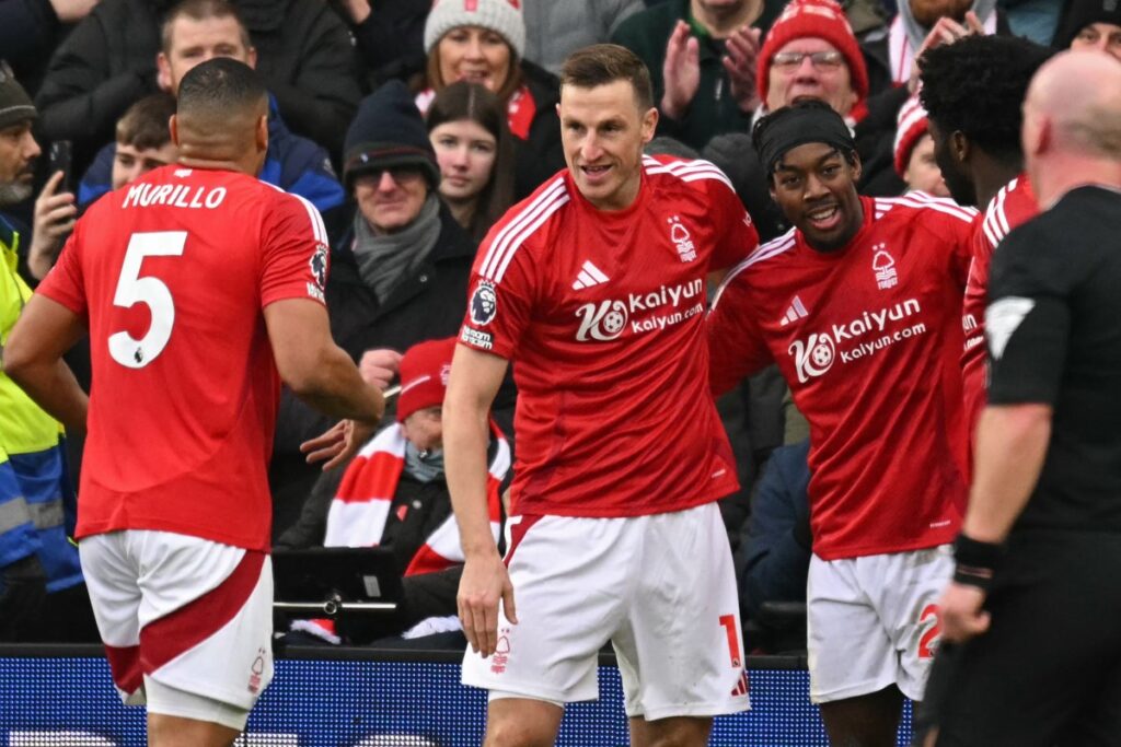 Nottingham Forest thrash Brighton 7-0 in Premier League 3 AFP 20250201 36WW8GN v1 Preview FblEngPrNottinghamForestBrighton