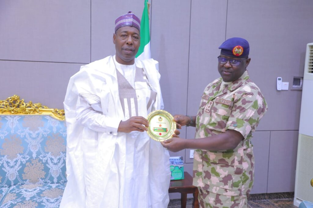 Governor Zulum made the announcement while receiving the Director General of NYSC, Brigadier General Yusha’u Ahmed, and his management team during a courtesy visit at the Government House in Maiduguri on Friday.