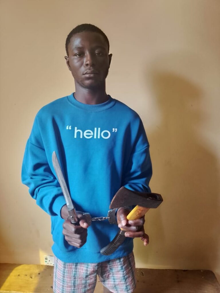 Police arrest Nasarawa polytechnic student for hacking fellow student to death 2 IMG 20250208 WA0027