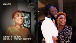 BurnaBoy and his mother, Ogulu