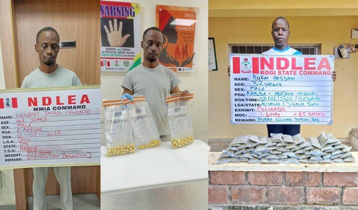 NDLEA arrests suspects
