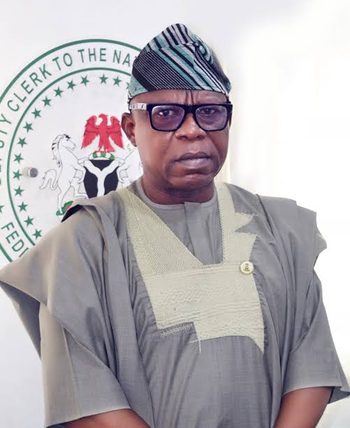The new Clerk to the National Assembly (CNA), Mr Kamorudeen Ogunlana