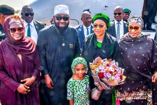 First Lady visits IBB, Abdulsalam in Minna