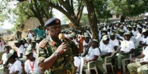 former NYSC Director-General, retired Brig.-Gen. Maharazu Tsiga.