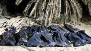 Bodies of 28 migrants found in mass grave in southern Libya