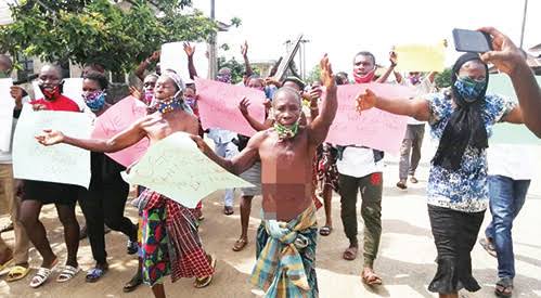 Ogoni women protest