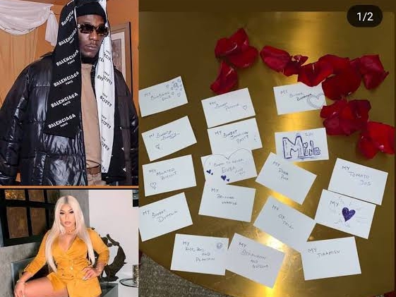 Burna Boy and his girlfriend