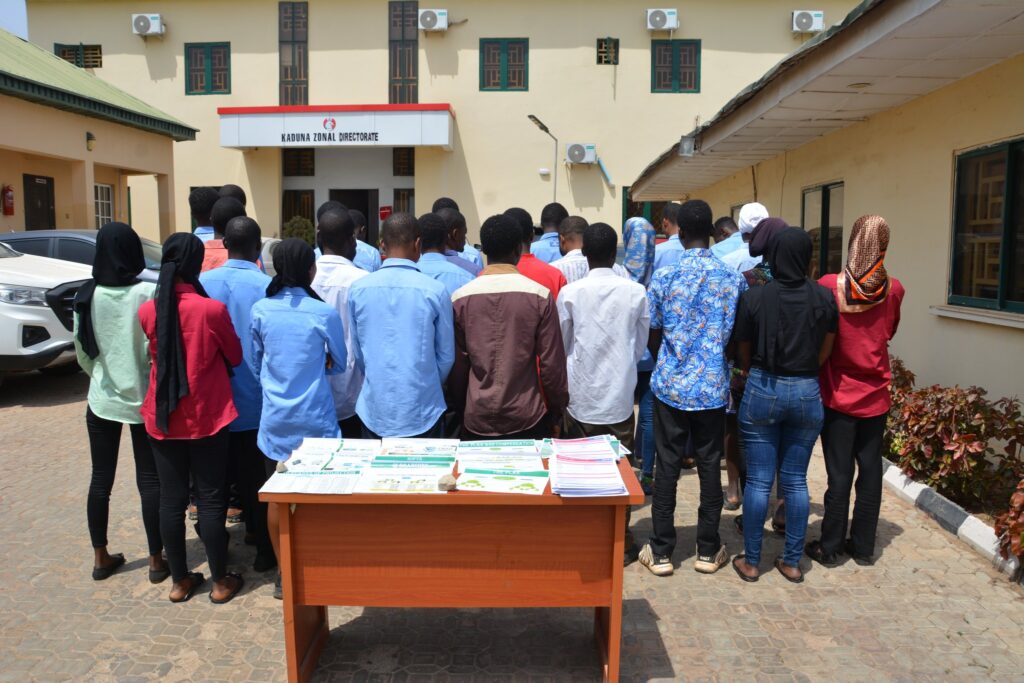 EFCC parades the operators of the Ponzi scheme in Minna