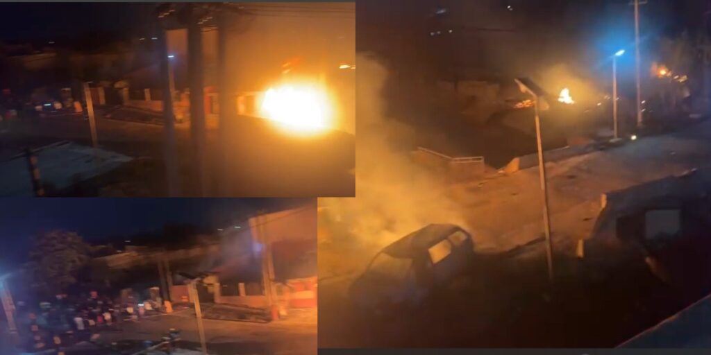 1 dead, 4 injured as gas tanker explodes in Lagos 2 Scene of the gas explosion at Otedola bridge, Lagos