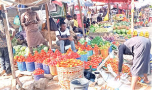 A typical market in Nigeria