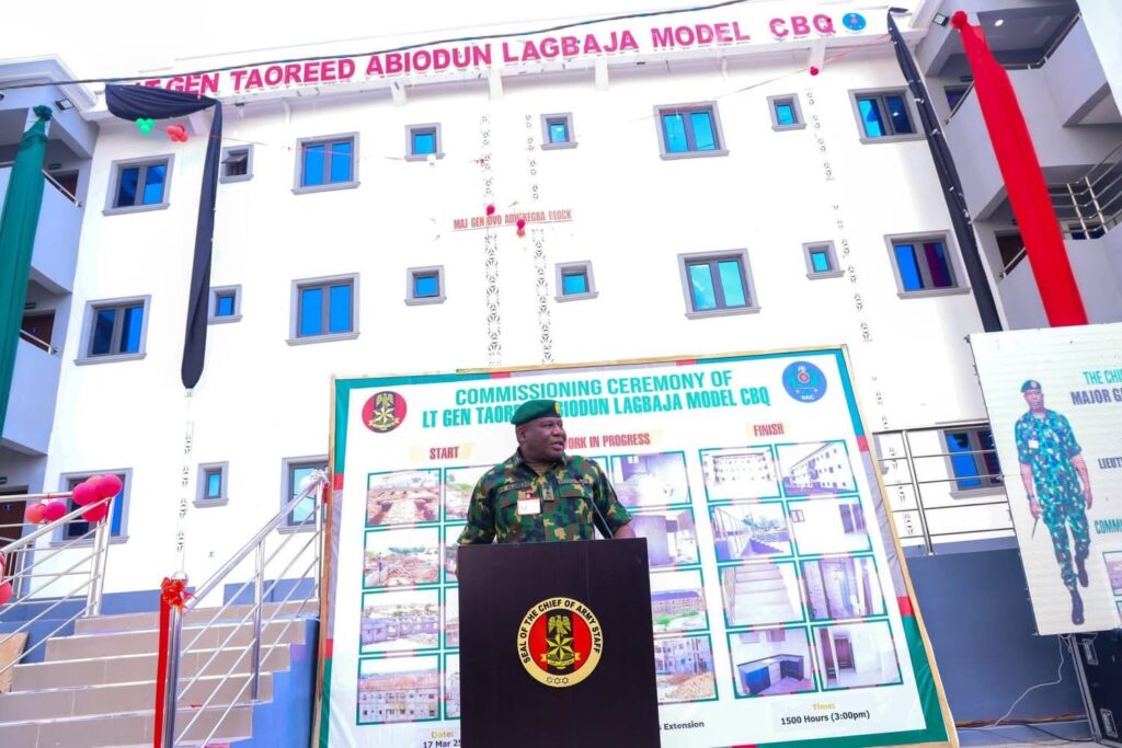 COAS commissions soldiers' quarters in Abuja, reaffirms commitment to troops' welfare 3 20250318 151653