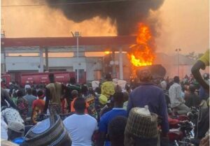 Scene of the explosion in Abuja
