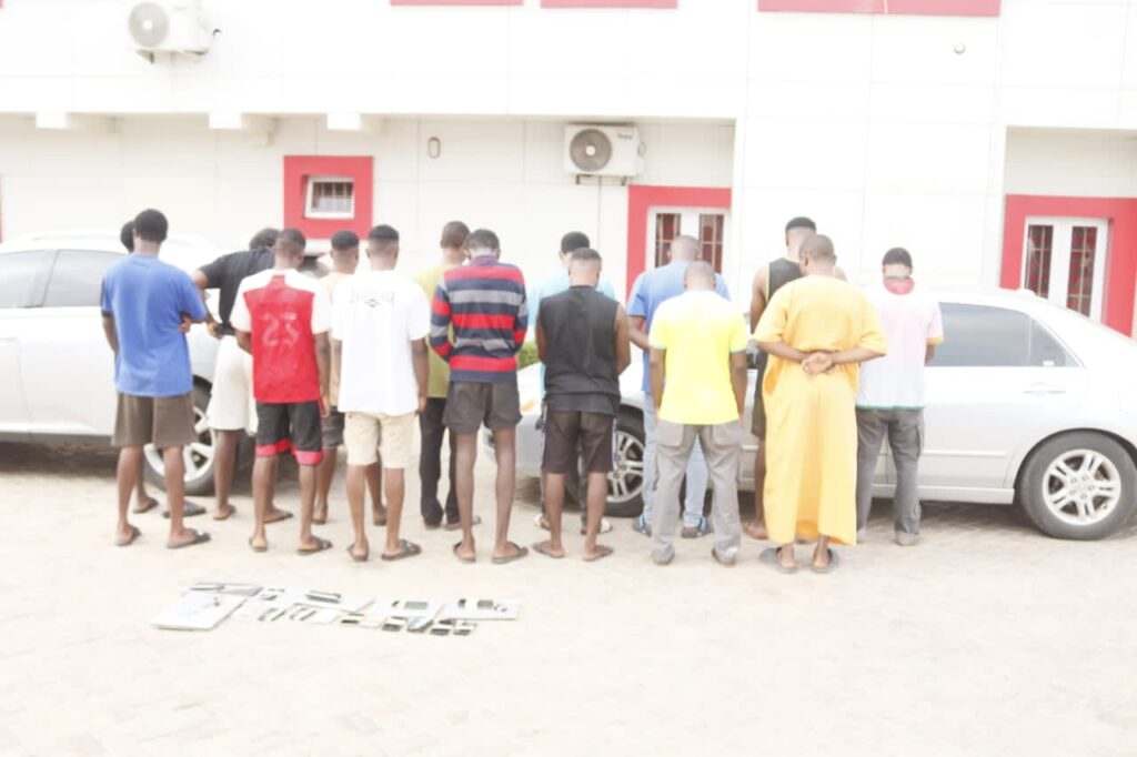 Suspected Internet fraudsters