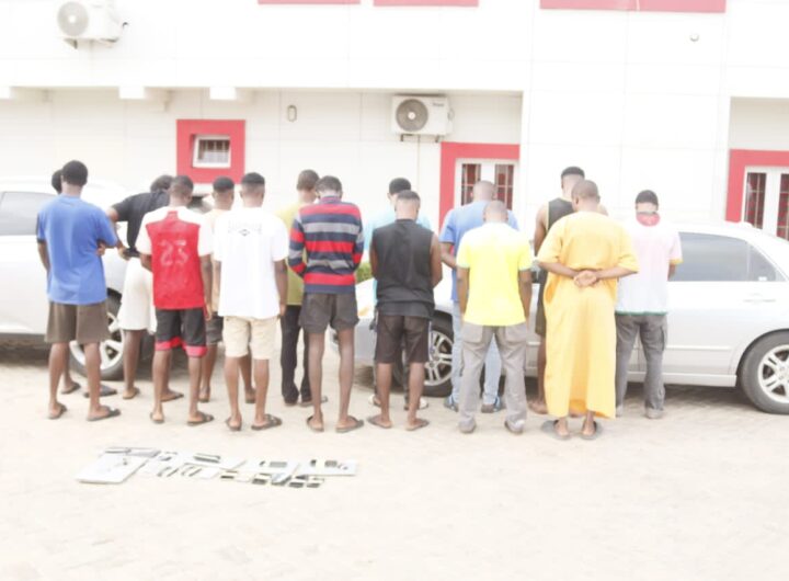 Suspected Internet fraudsters