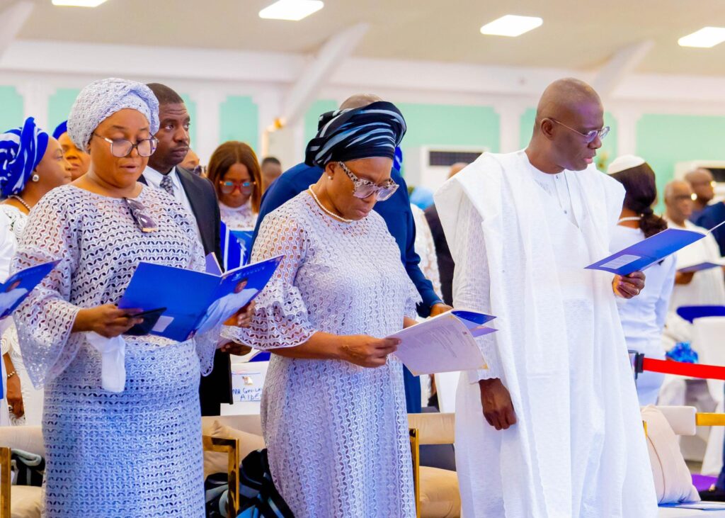 Tinubu Sanwo-Olu attends Okupe funeral