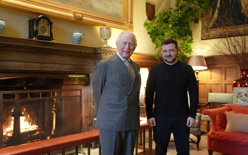 UK King Charles and Ukraine President, Zelensky