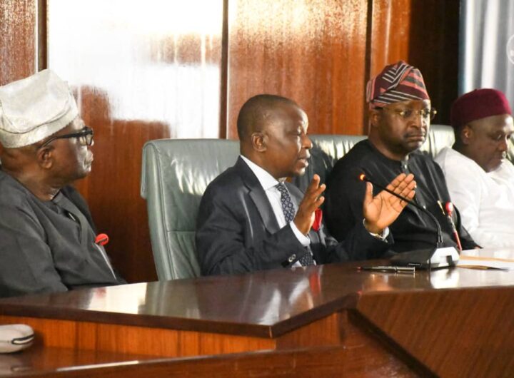 Attorney-General of the Federation and Minister of Justice, Mr Lateef Fagbemi, addressing State House Correspondents on Wednesday
