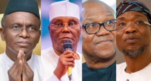 2027 opposition candidates: El-rufai, Atiku, Obi and Aregbesola
