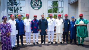 Gov. Chukwuma Soludo received members of SEDC in Awka