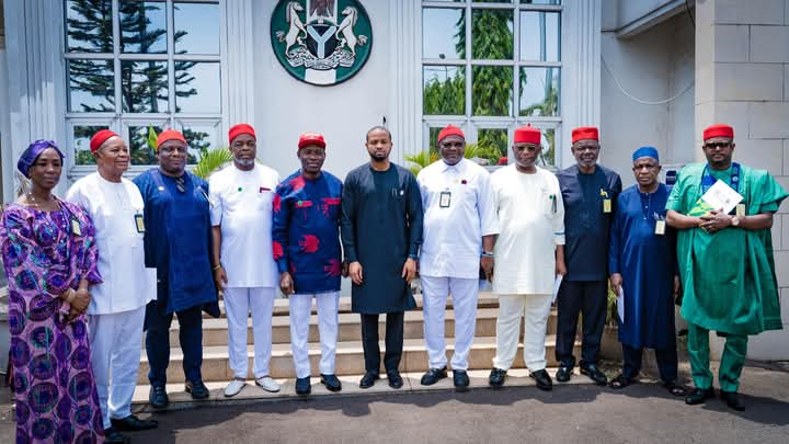 Gov. Chukwuma Soludo received members of SEDC in Awka