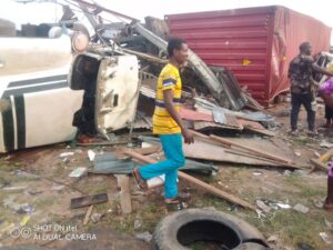 An accident scene