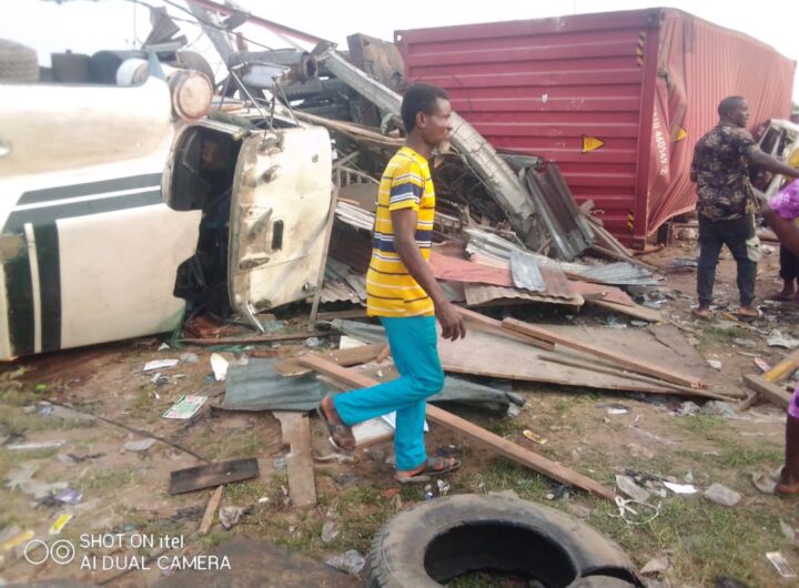 An accident scene