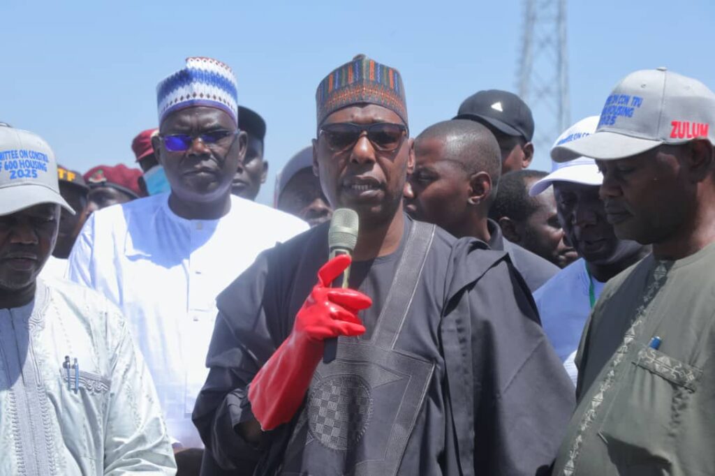 Zulum launches construction of 100 houses, inspects 2 other projects in Hawul 3 IMG 20250312 WA0032