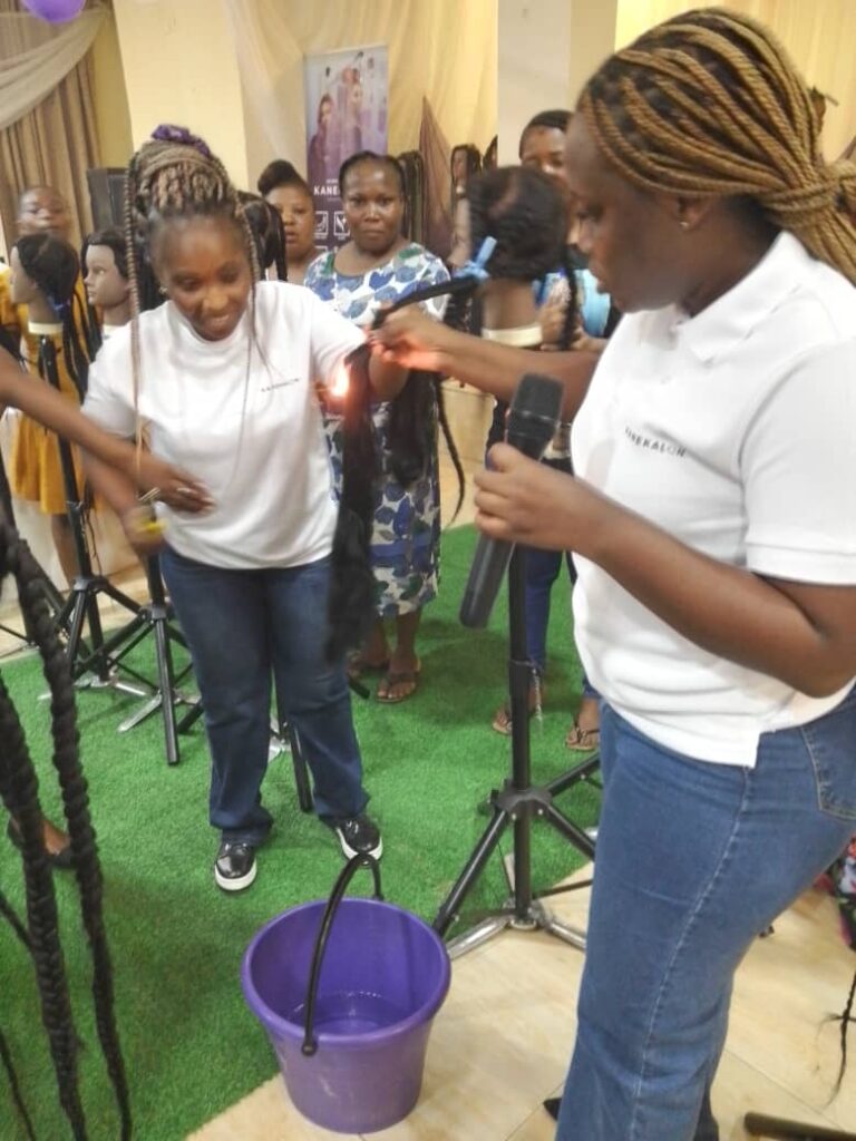 Kanekalon, HABEAN Port Harcourt workshop 2025 Identify hair solution for stylists 2 IMG 20250327 WA0049