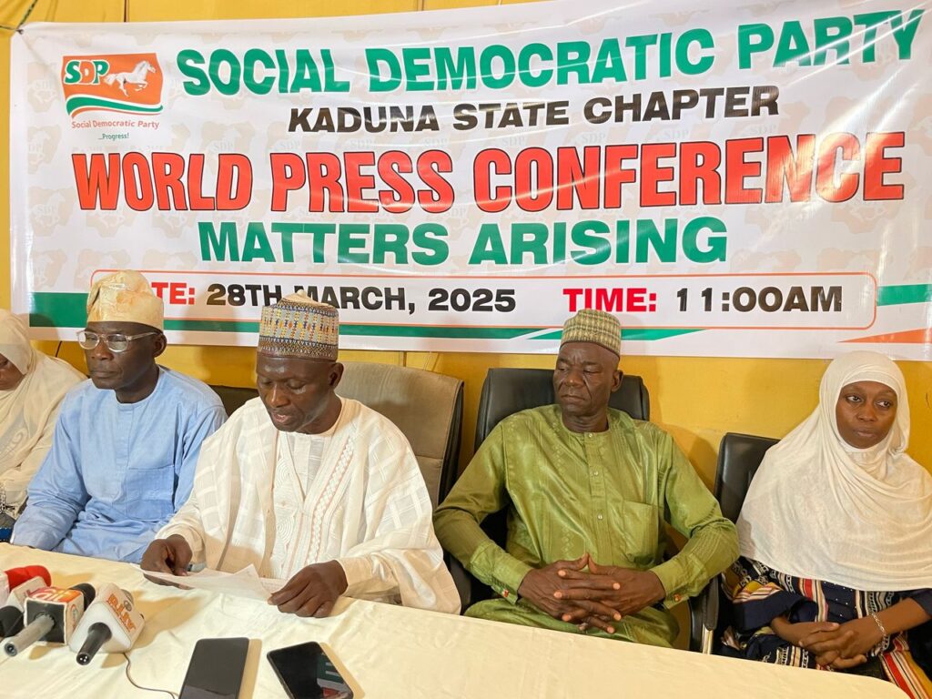 El-Rufai is not our member – Kaduna SDP 2 IMG 20250328 WA0004