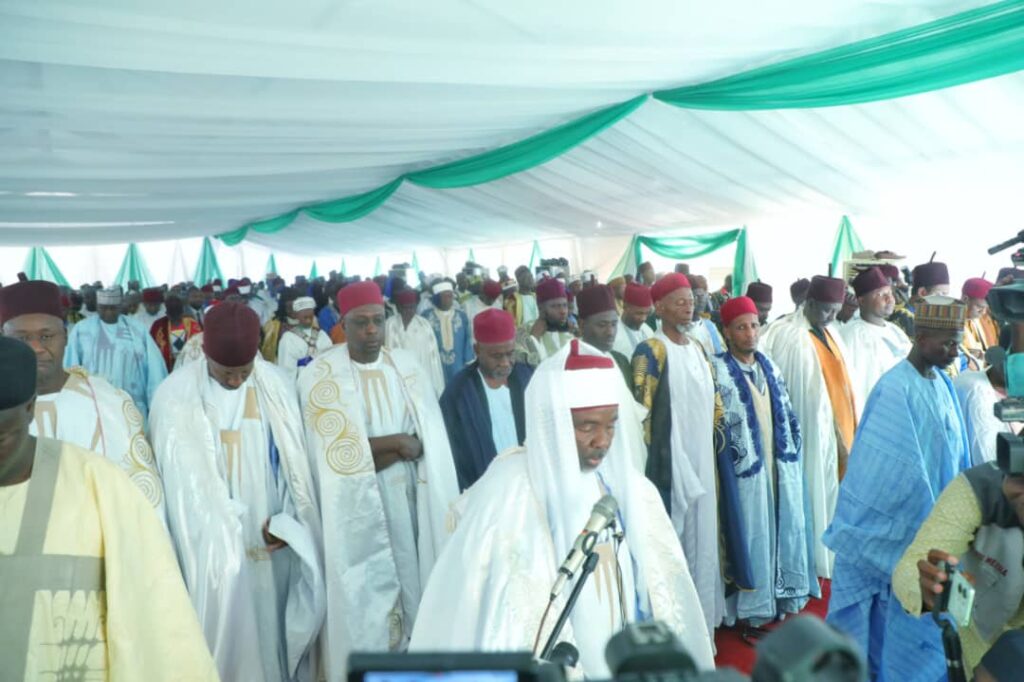 SSG, Sen. Kaka Shehu, led Borno Govt delegation to Eid prayer, Durbar 3 IMG 20250330 WA0007