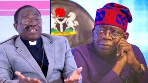 Bishop Mathew Kukah and President Bola Tinubu