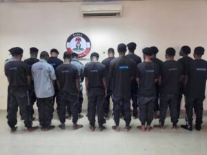 Suspects arrested by NSCDC in Niger Delta