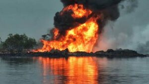 Pipeline explosion in Rivers