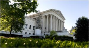 The US Supreme Court in Washington, DC, on April 19, 2023. Stefani Reynolds / AFP)