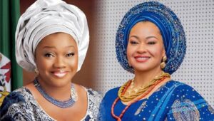 Ekaette Akpabio, the wife of Nigeria's Senate President and Senator Natasha Akpoti