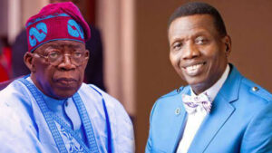 President Bola Tinubu and Pastor Enoch Adeboye