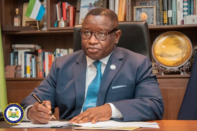 President of Sierra-Leone, Dr Julius Bio