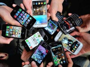 Mobile phones internet users