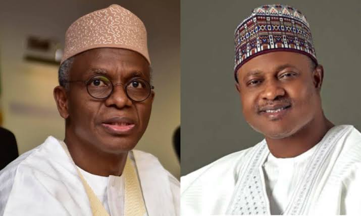 Former Kaduna State Governor, Nasir El-rufai and Governor Uba Sani