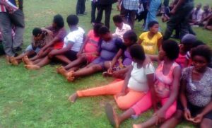 Rescued pregnant women