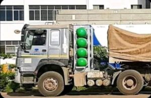 Dangote truck using CNG