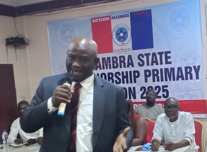 Chief Jeff Nweke, Anambra State Governorship candidate of African Alliance (AA)