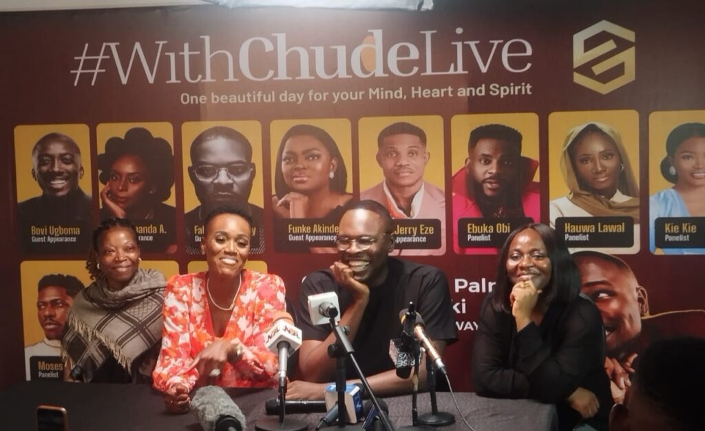 Jideonwo features Chimamanda, Pastor Jerry, Funke Akindele on live stage