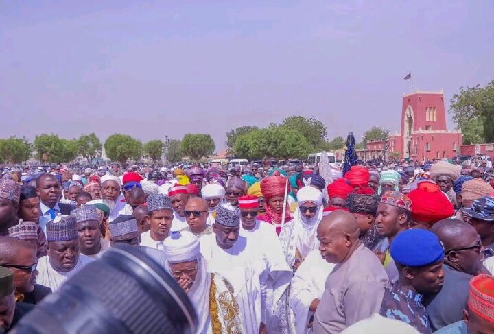 Kano governor, Sanusi, Kwankwaso attend funeral prayers for Galadima Sunusi