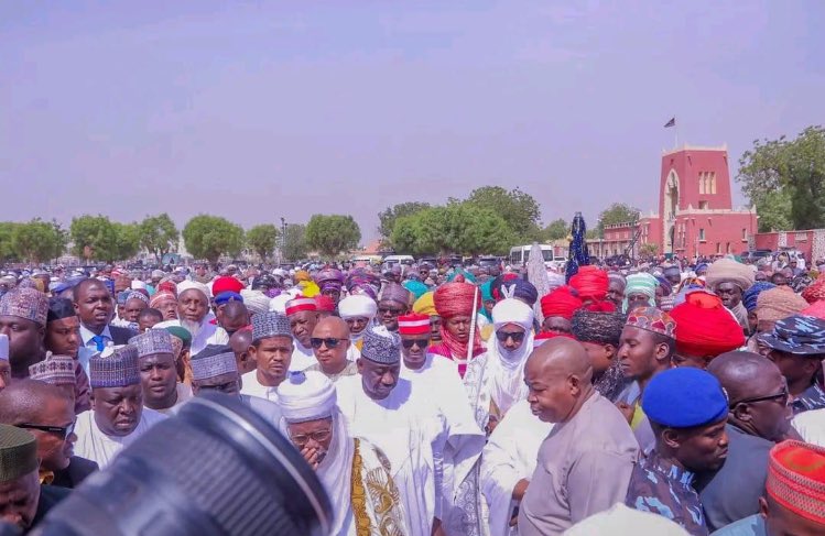 Kano governor, Sanusi, Kwankwaso attend funeral prayers for Galadima Sunusi