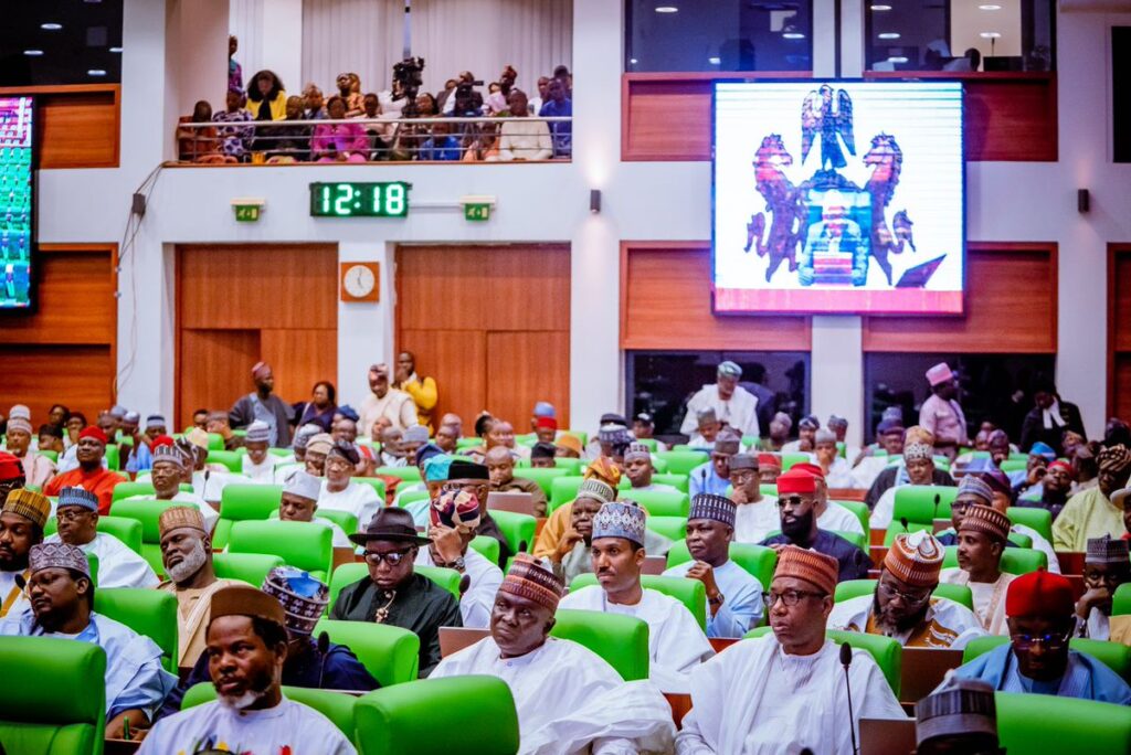 Lawmakers at the House of Representatives