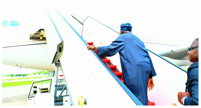 Tinubu embarks on foreign Trip