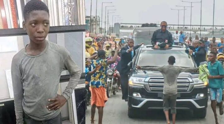 Alabi Quadri went viral for standing in front of the convoy of the 2023 Labour Party presidential candidate, Peter Obi.
